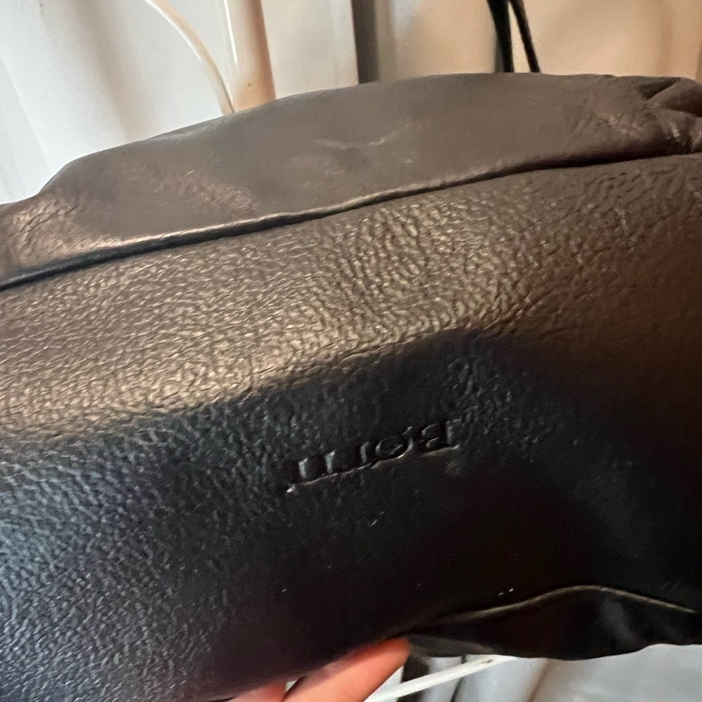 Born Black Leather Shoulder Bag with Tassel - Picture 11 of 13